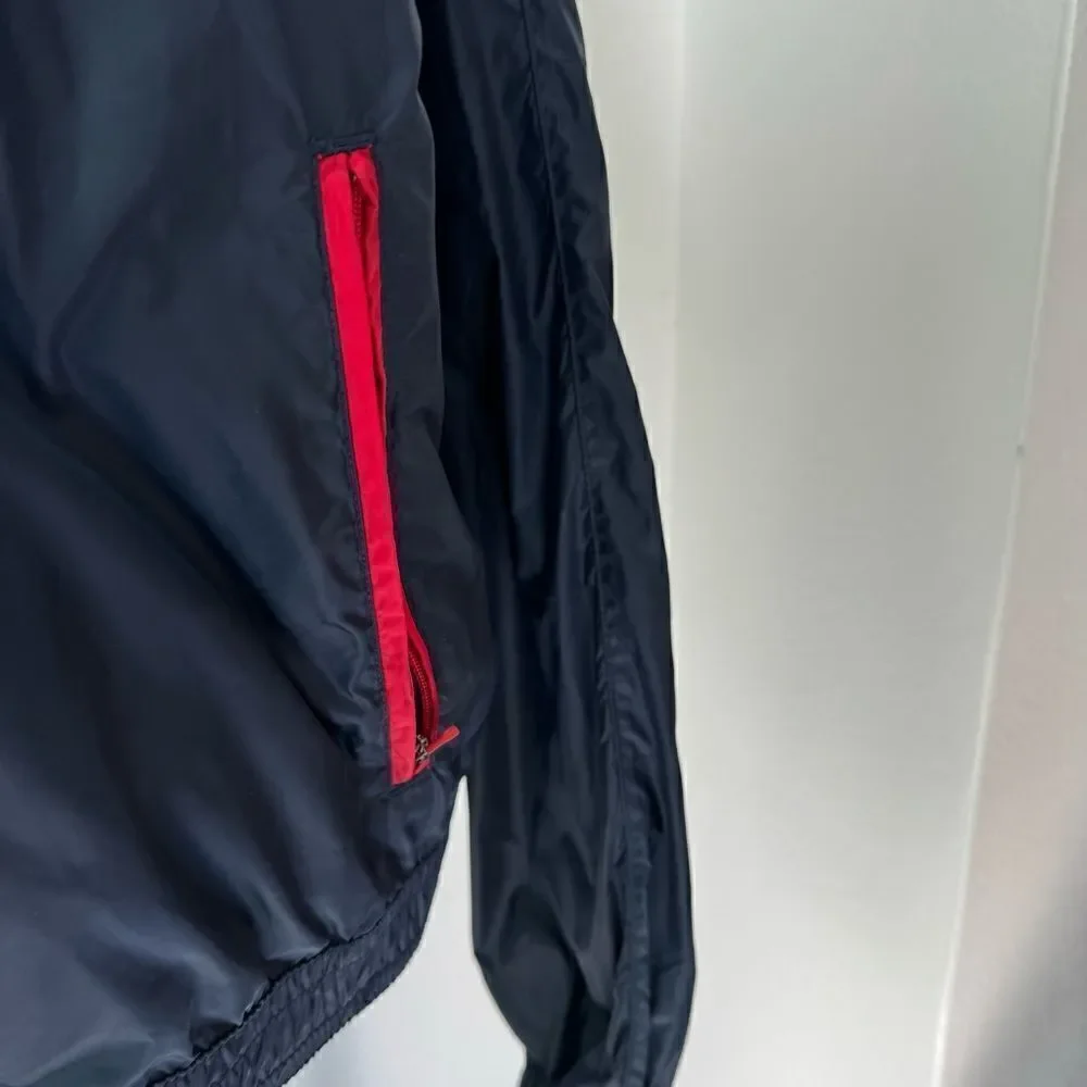 Tommy Hilfiger Blue Nylon Bomber Jacket Size XL